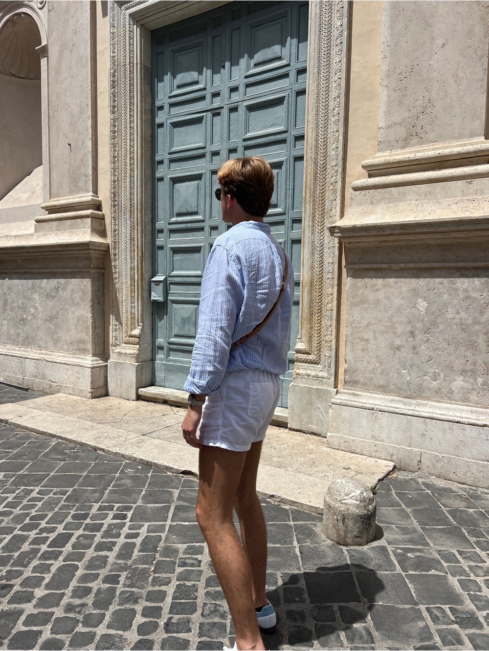 LINEN SHORTS - Picture 2 of 2